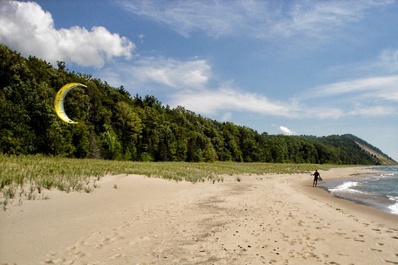 Lake Michigan beach